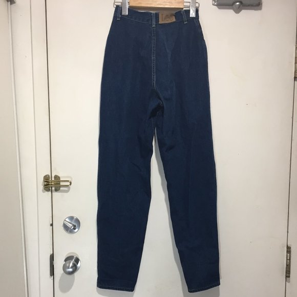 VINTAGE LEE HIGH RISE JEANS SIZE 5 - Picture 5 of 7